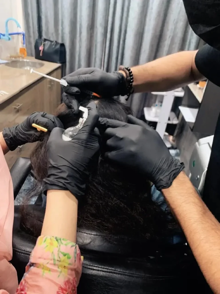 Patient Receiving Beauty IV Drip Therapy
