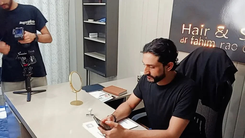 Patient Consultation with Dr Fahim Rao at Glow Med Clinic