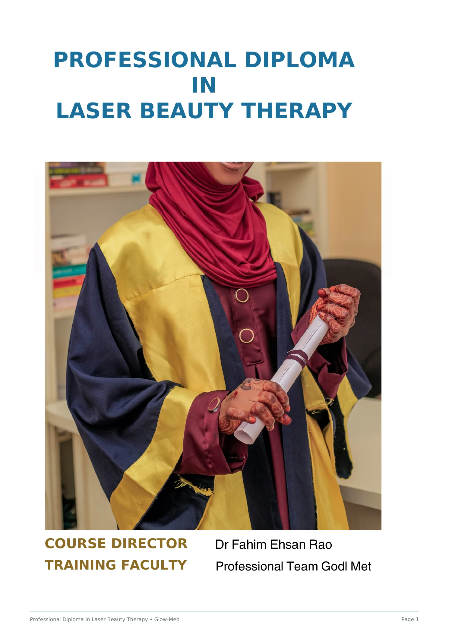 Professional Diploma in Laser Beauty Therapy - page 1