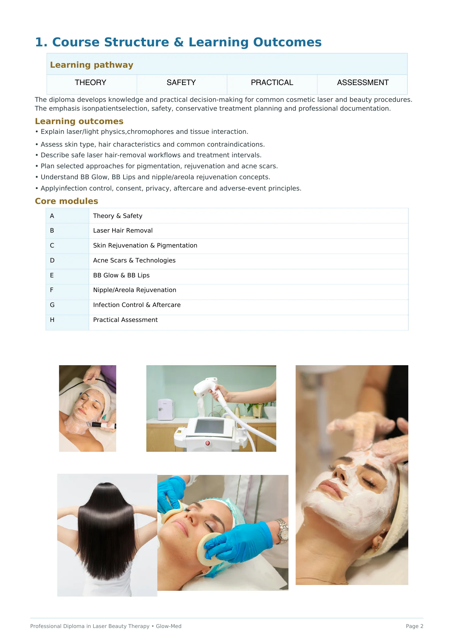 Professional Diploma in Laser Beauty Therapy - page 3