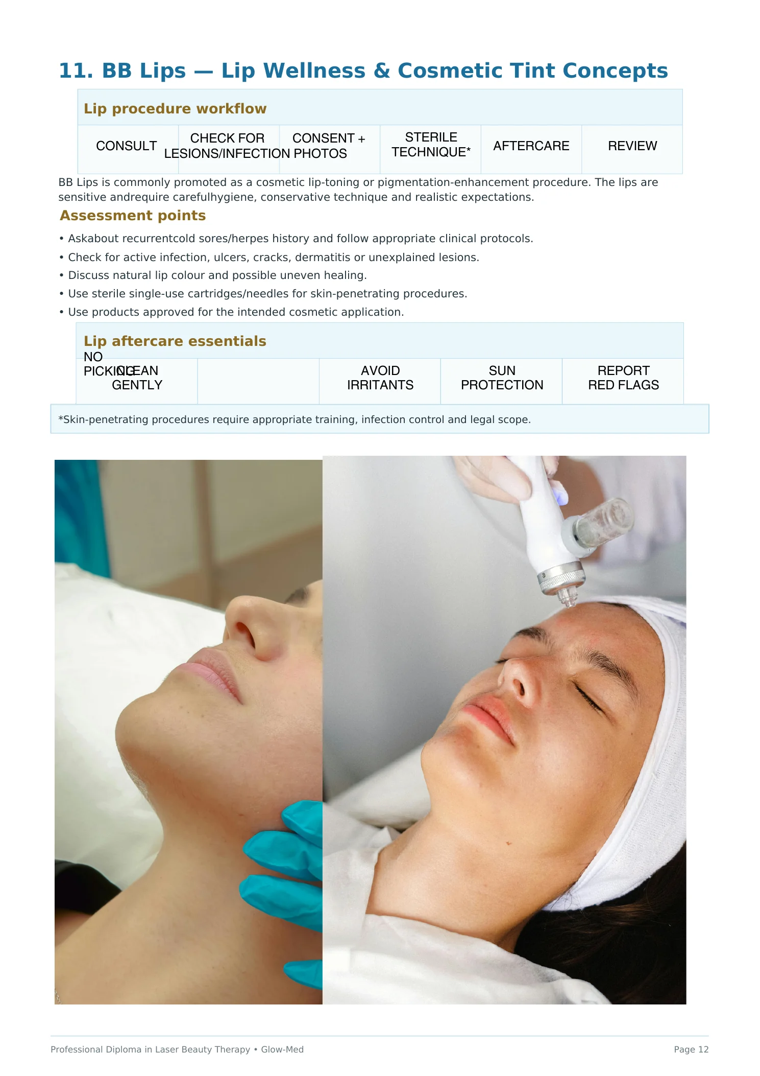 Professional Diploma in Laser Beauty Therapy - page 13