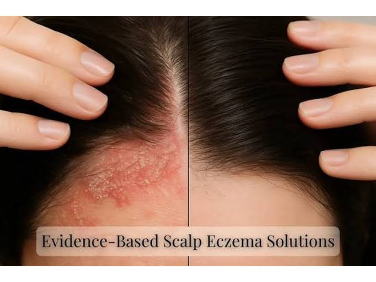 Scalp itching and scaling that may need assessment for eczema or another condition